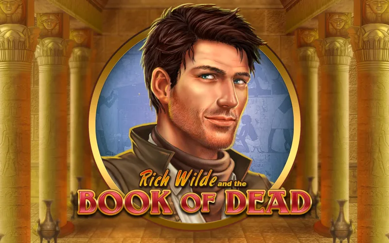 Ricky Casino Book of Dead slot with expanding symbols and free spins.